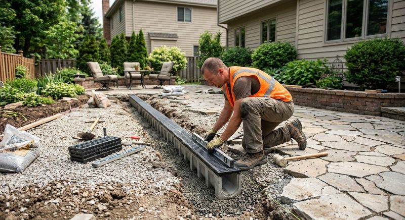 Porch Drainage Installation in Tuscaloosa, AL